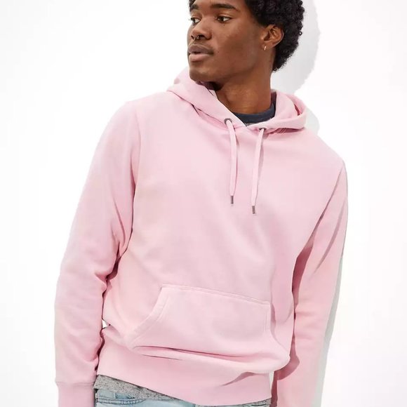 AE Super Soft Fleece Icon Hoodie Pink - Picture 4 of 5